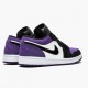 Kixify Jordan 1 Low Court Purple White/Black/Court Purple 553558-125