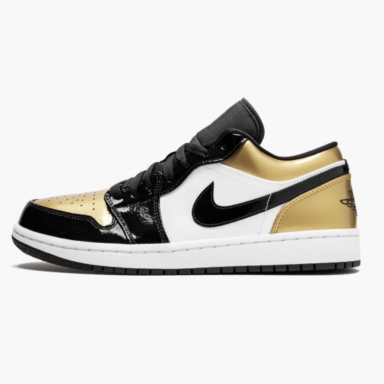 Kixify Jordan 1 Low Gold Toe Black/Gold Black CQ9447-700