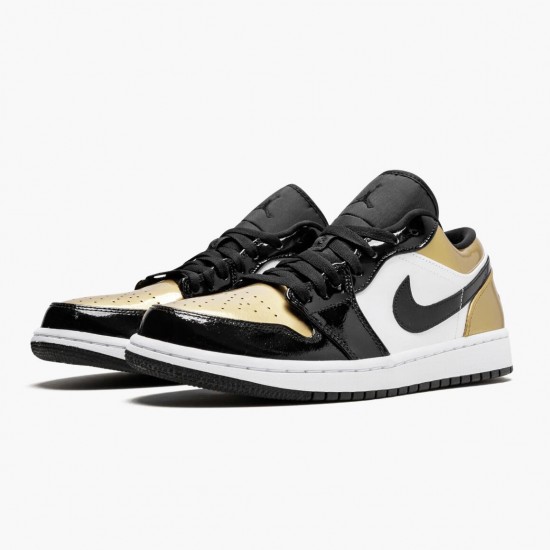 Kixify Jordan 1 Low Gold Toe Black/Gold Black CQ9447-700