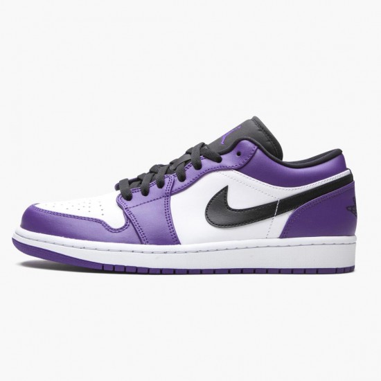 Kixify Jordan 1 Retro Low Court Purple Court Purple/Black White 553558-500