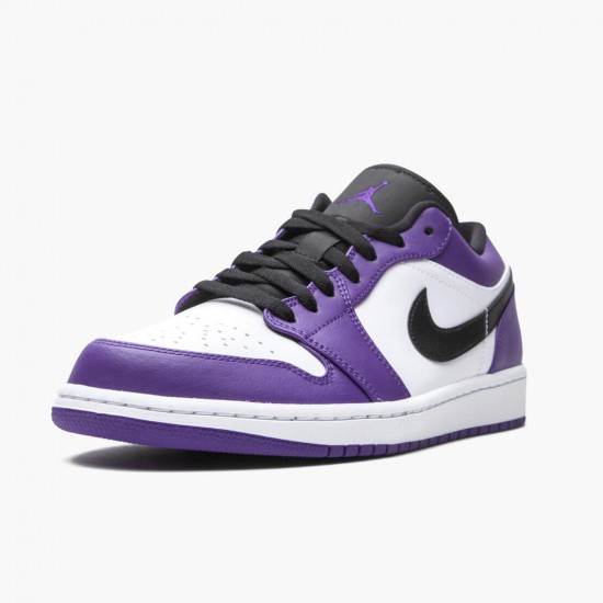 Kixify Jordan 1 Retro Low Court Purple Court Purple/Black White 553558-500