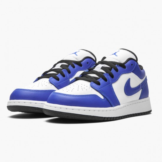 Kixify Jordan 1 Retro Low Game Royal  White/Game Royal Black 553560-124