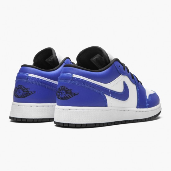 Kixify Jordan 1 Retro Low Game Royal  White/Game Royal Black 553560-124