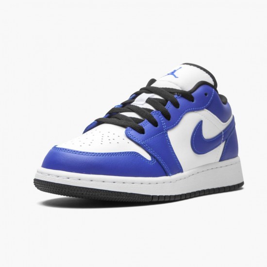 Kixify Jordan 1 Retro Low Game Royal  White/Game Royal Black 553560-124