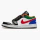 Kixify Jordan 1 Retro Low Multi Color White/White Hyper Royal CZ4776-101