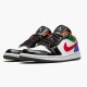 Kixify Jordan 1 Retro Low Multi Color White/White Hyper Royal CZ4776-101