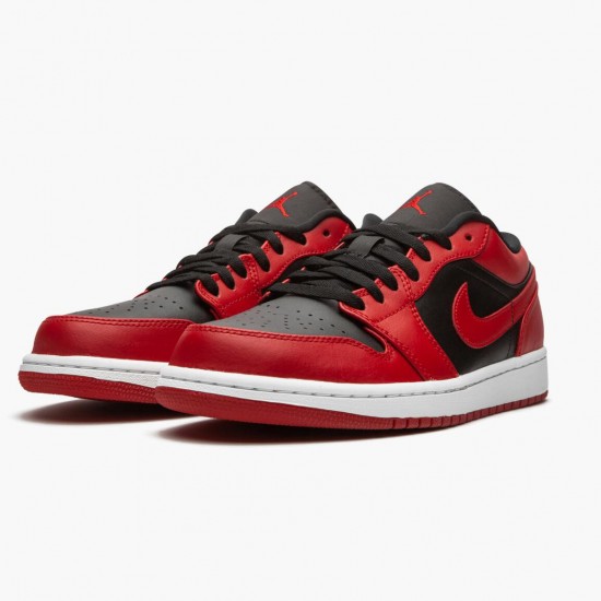 Kixify Jordan 1 Retro Low Reverse Bred Gym Red/Black Gym Red/White 553558-606