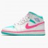 Kixify Jordan 1 Mid Digital Pink WhiteDigital Pink Aurora Gree 555112-102