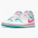 Kixify Jordan 1 Mid Digital Pink WhiteDigital Pink Aurora Gree 555112-102