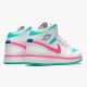 Kixify Jordan 1 Mid Digital Pink WhiteDigital Pink Aurora Gree 555112-102