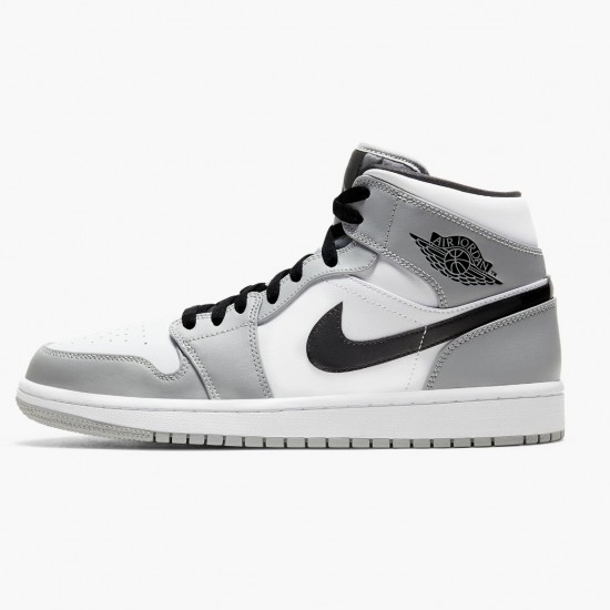 Kixify Jordan 1 Mid Light Smoke Grey Light Smoke Grey/Black/White 554724-092