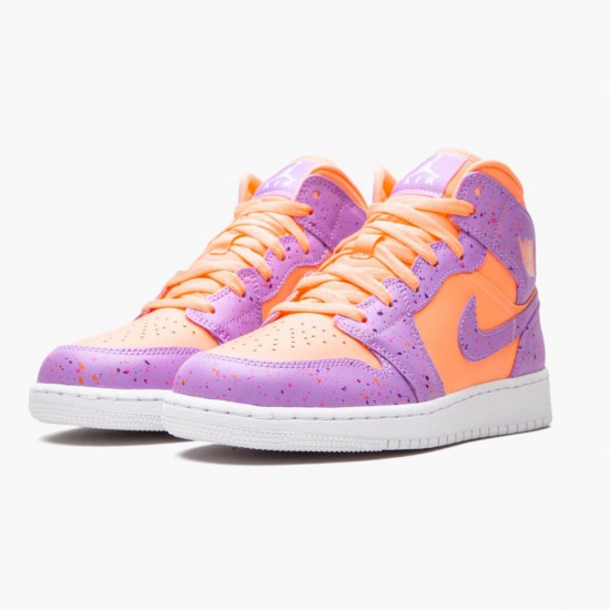 Kixify Jordan 1 Mid SE Atomic Pulse Orange Pulse/Atomic Violet  AV5174-800