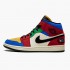 Kixify Jordan 1 Mid SE Fearless Blue the Great Muslin/Varsity Red-Royal-Taxi-Black CU2805-100