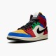 Kixify Jordan 1 Mid SE Fearless Blue the Great Muslin/Varsity Red-Royal-Taxi-Black CU2805-100