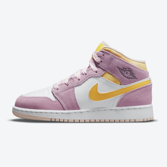 Kixify Jordan 1 Mid SE GS Arctic Pink Light Arctic Pink/University Gold/White DC9517-600