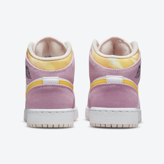 Kixify Jordan 1 Mid SE GS Arctic Pink Light Arctic Pink/University Gold/White DC9517-600