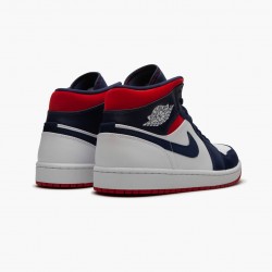 Kixify Jordan 1 Mid SE USA White/Midnight Navy/Varsity Red 852542-104