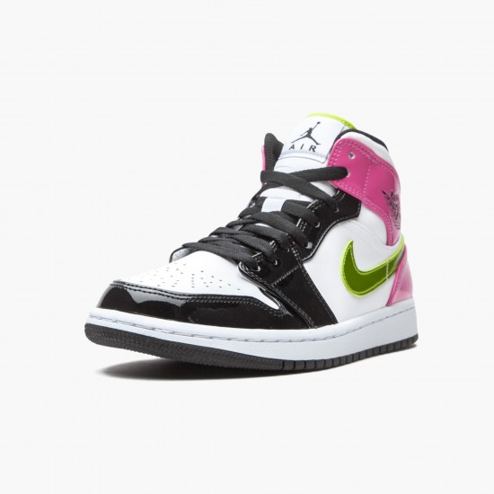 Kixify Jordan 1 Mid White Black Cyber Pink  White/Black/Cyber Pink CZ9834-100