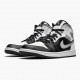 Kixify Jordan 1 Mid White Shadow Black/White/Lt Smoke Grey  554724-073