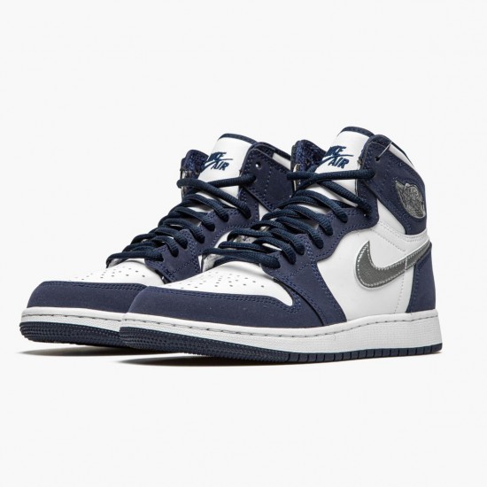 Kixify Jordan 1 Retro High COJP Midnight Navy White/Midnight Navy/Metallic S DC1788-100