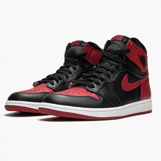 Kixify Jordan 1 Retro High OG Banned Bred Black/Varsity Red-White 555088-001