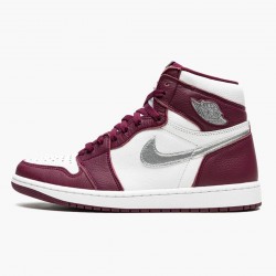 Kixify Jordan 1 Retro High OG Bordeaux Bordeaux/White/Metallic Silver 555088-611