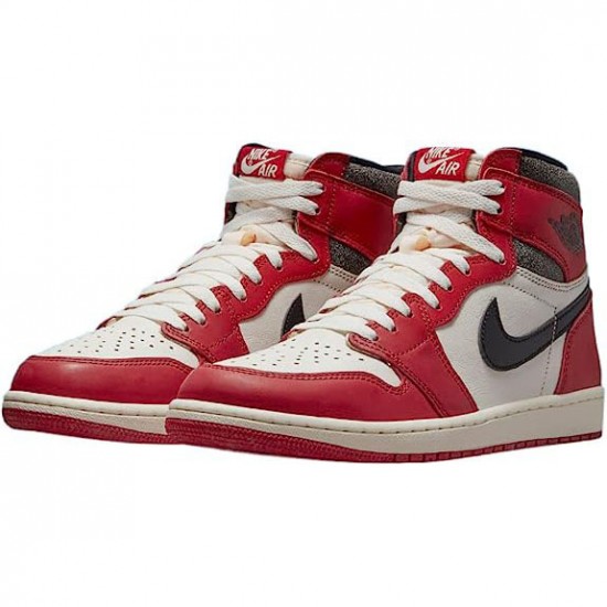 Kixify Jordan 1 Retro High OG Chicago Lost and Found  Varsity Red/Black-Sail-Muslin DZ5485-612