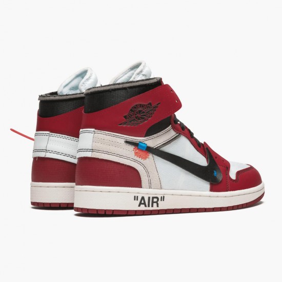 Kixify Jordan 1 Retro High Off-White Chicago White/Black/Varsity Red AA3834-101