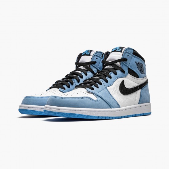 Kixify Jordan 1 Retro High White University Blue Black White/University Blue-Black 555088-134