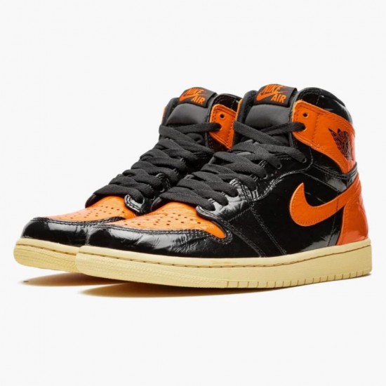 Kixify Jordan 1 Retro Shattered Backboard BlackPale Vanilla Starfish Black/Pale Vanilla-Starfish 555088-028