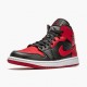 Kixify Jordan 1 Mid Banned 2020  Black/University Red/Black Whi 554724-074