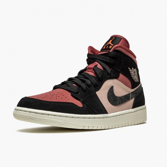 Kixify Jordan 1 Mid Canyon Rust Particle Beige/Black BQ6472-202