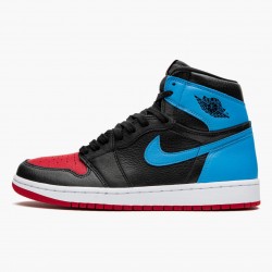 Kixify Jordan 1 High OG UNC To Chicago Black/Dark Powder Blue/Gym Red CD0461-046