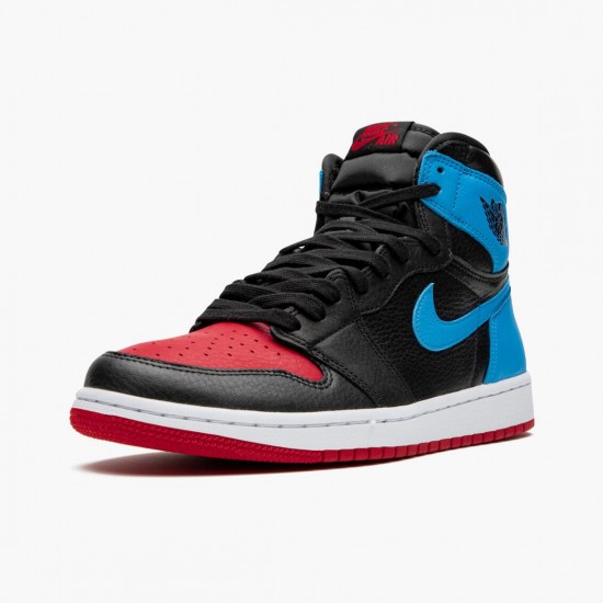 Kixify Jordan 1 High OG UNC To Chicago Black/Dark Powder Blue/Gym Red CD0461-046