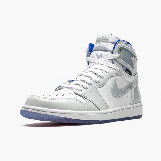 Kixify Jordan 1 High Zoom Racer Blue Whit/White-Racer Blue  CK6637-104