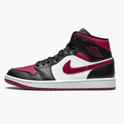 Kixify Jordan 1 Mid Bred Toe Black/Gym Red/White  554724-066