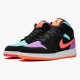 Kixify Jordan 1 Mid Candy Black/Total Orange 554725-083