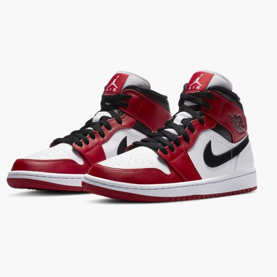 Kixify Jordan 1 Mid Chicago 2020 White/Gym Red/Black 554724-173