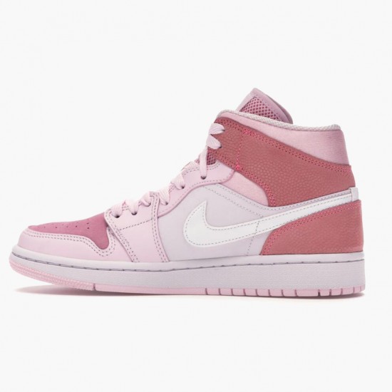 Kixify Jordan 1 Mid Digital Pink Digital Pink/White Pink/Foam Sail CW5379-600