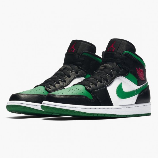 Kixify Jordan 1 Mid Pine Green Black/Gym Red/White/Pine Green  554724-067