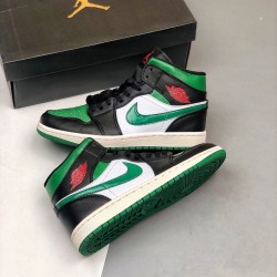 Kixify Jordan 1 Mid Pine Green Black/Gym Red/White/Pine Green  554724-067