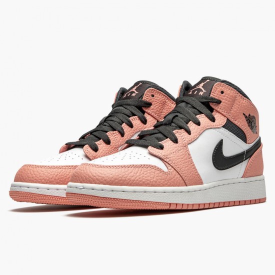 Kixify Jordan 1 Mid Pink Quartz Pink Quartz/DK Smoke Grey  555112-603