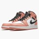 Kixify Jordan 1 Mid Pink Quartz Pink Quartz/DK Smoke Grey  555112-603