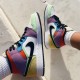 Kixify Jordan 1 Mid SE Multicolor White/Black/Lightbulb Team Ora  CW1140-100