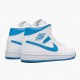 Kixify Jordan 1 Mid UNC University Blue/White  BQ6472-114