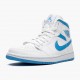 Kixify Jordan 1 Mid UNC University Blue/White  BQ6472-114