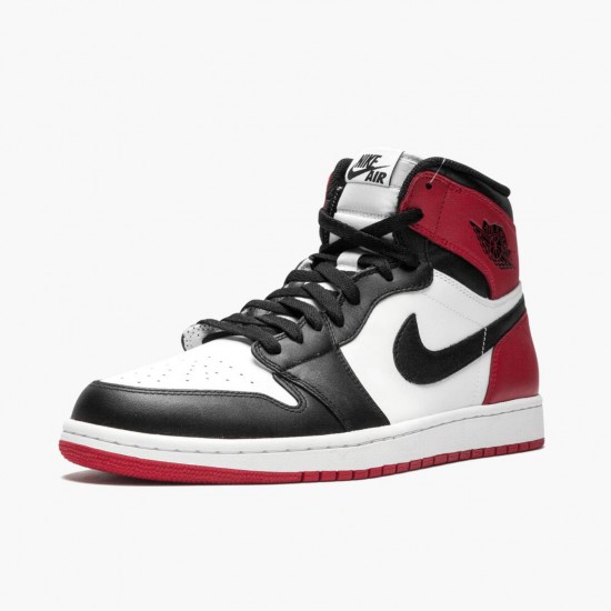 Kixify Jordan 1 Retro High Black Toe White/Black/Gym Red 555088-184