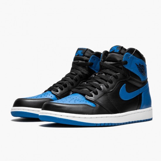 Kixify Jordan 1 Retro High OG Royal Black/Royal White  555088-007