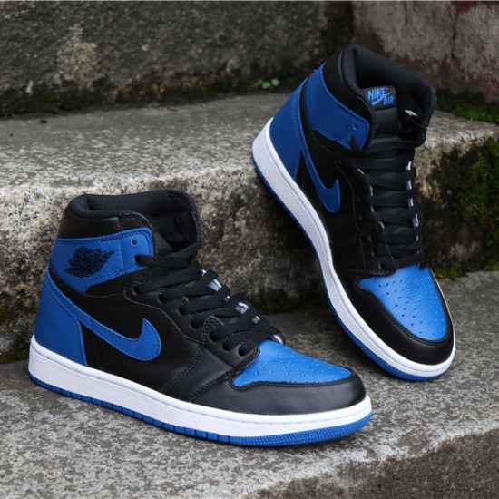 Kixify Jordan 1 Retro High OG Royal Black/Royal White  555088-007