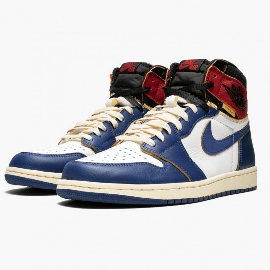 Kixify Jordan 1 Retro High Union Los Angeles Storm Blue White/Stormblue Varsity Red BV1300-146